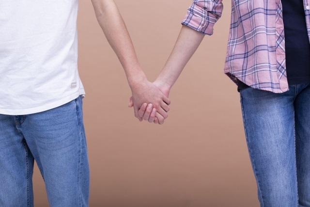 手汗が出る手